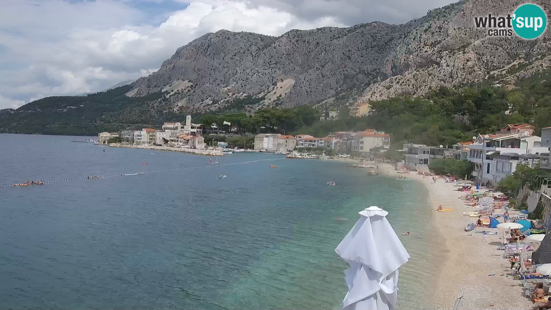 Webcam Drašnice (Podgora)  – Beach – Ober apartments