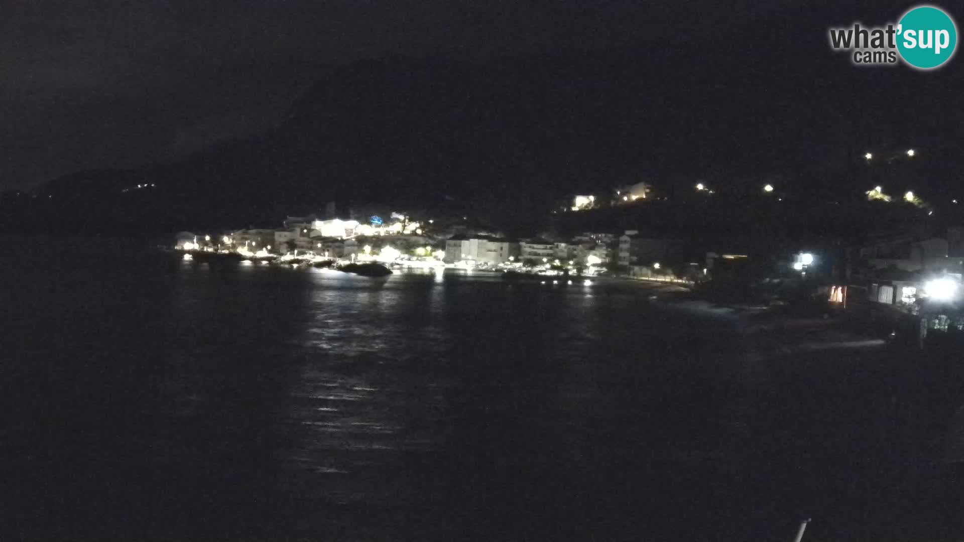 Webcam Drašnice (Podgora)  – Spiaggia