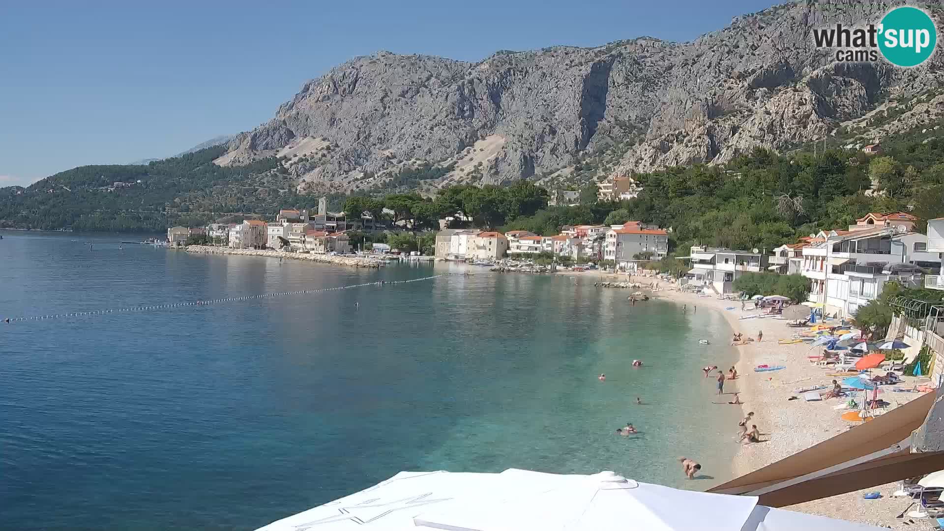 Webcam Drašnice (Podgora)  – Playa