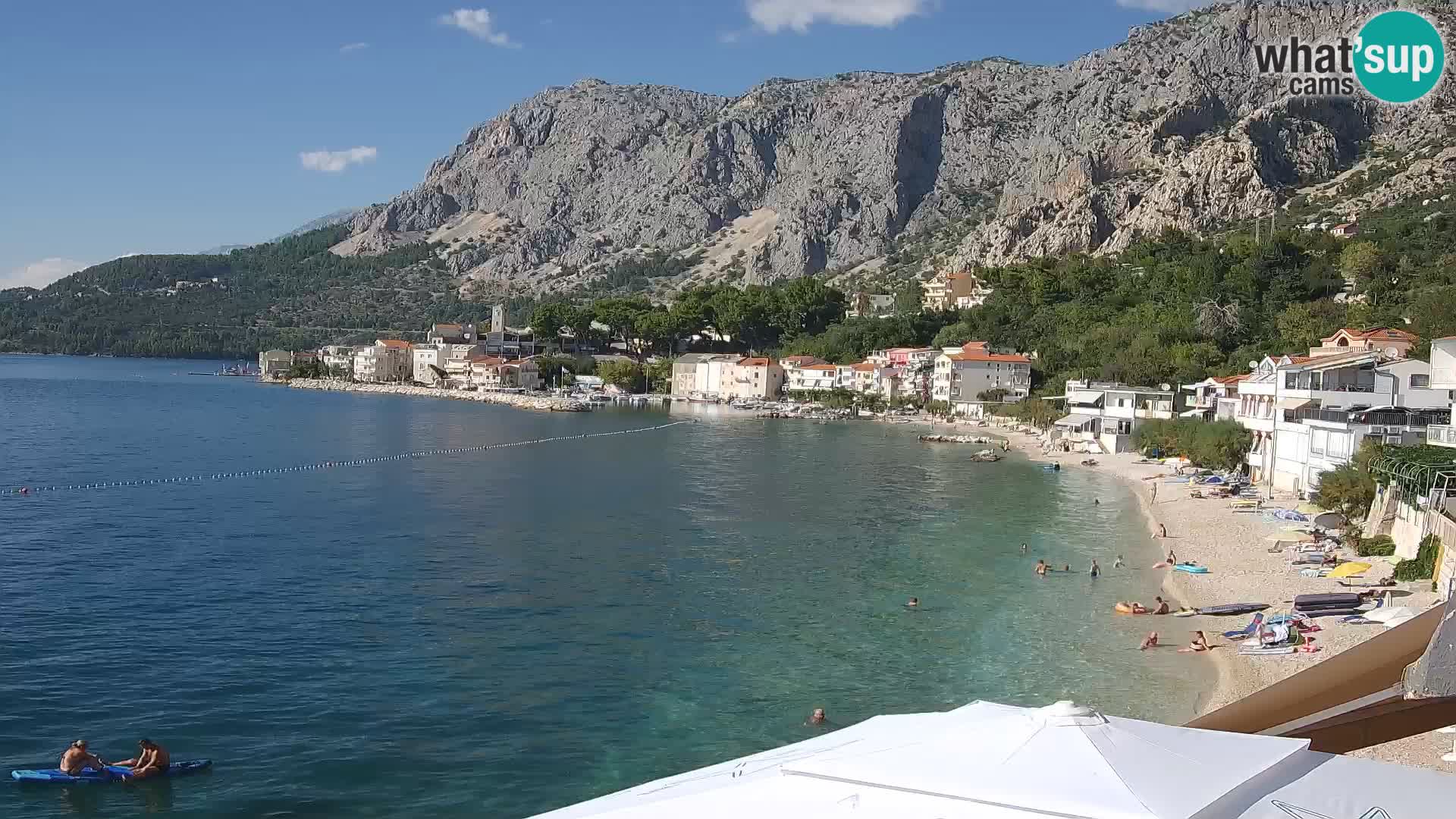 Webcam Drašnice (Podgora)  – Beach – Ober apartments