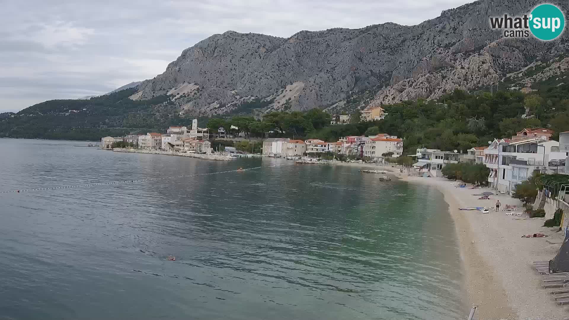 Webcam Drašnice (Podgora)  – Plage
