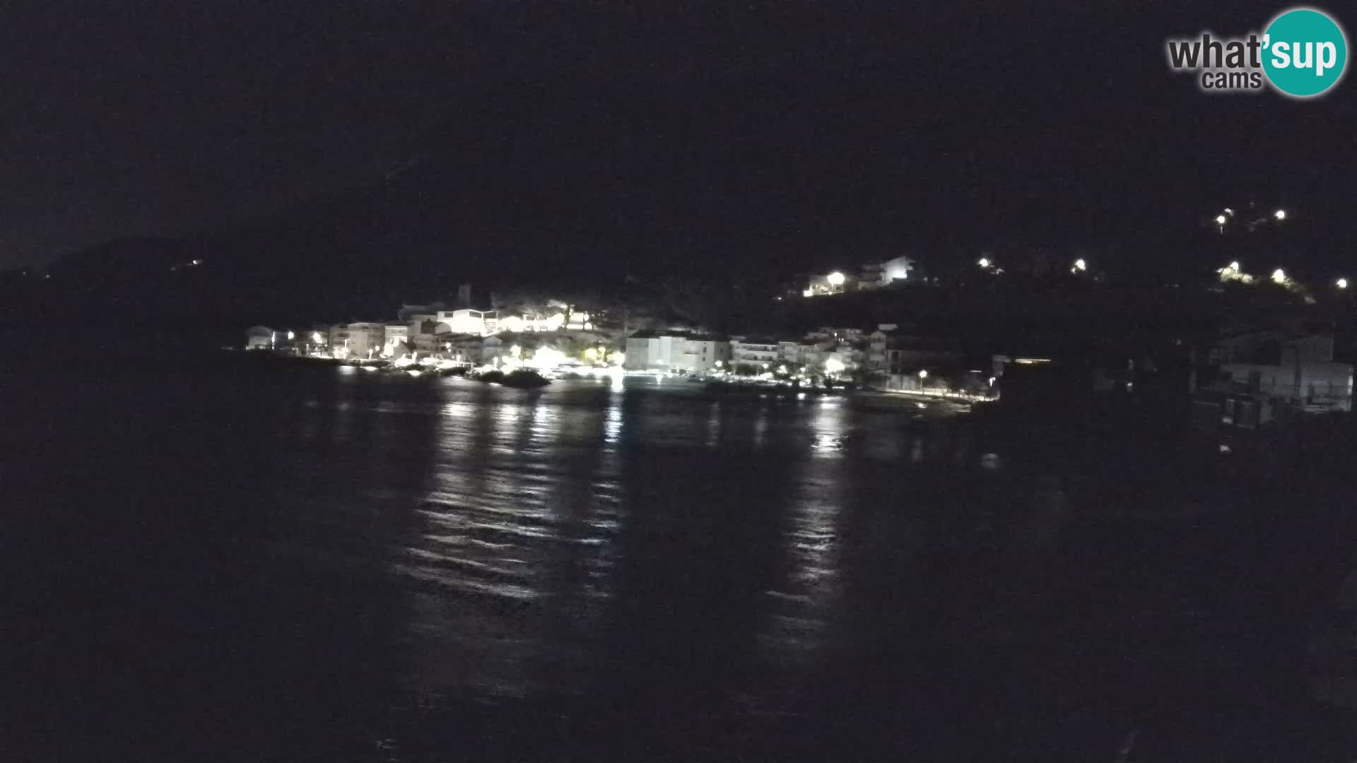 Webcam Drašnice (Podgora)  – Spiaggia