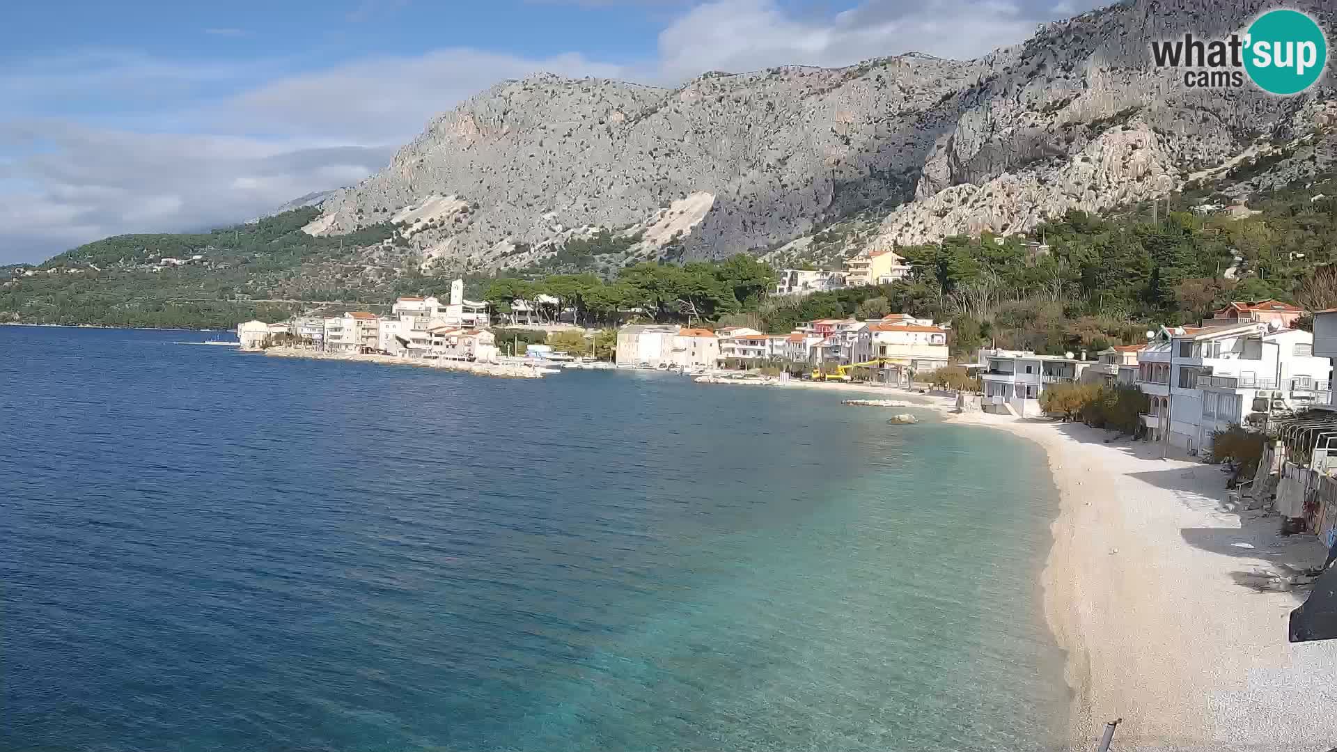 Webcam Drašnice (Podgora)  – Strand