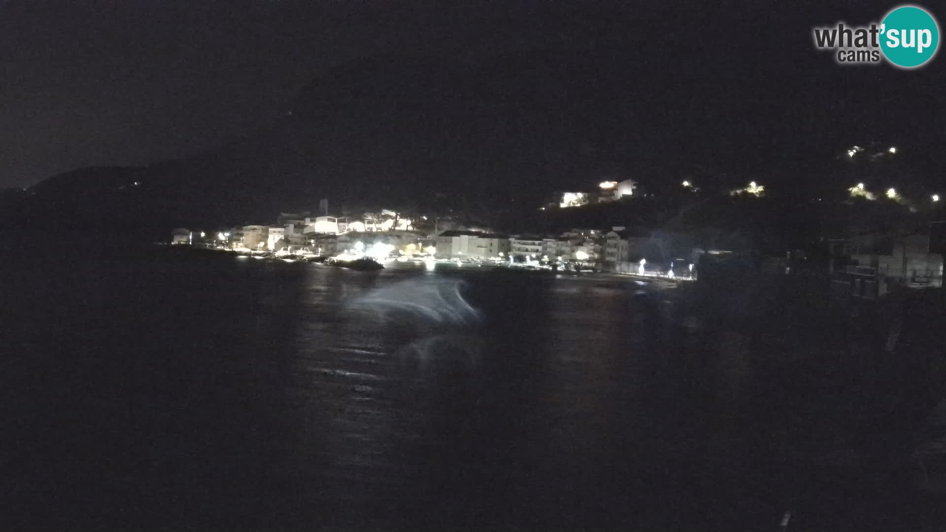 Webcam Drašnice (Podgora)  – Spiaggia