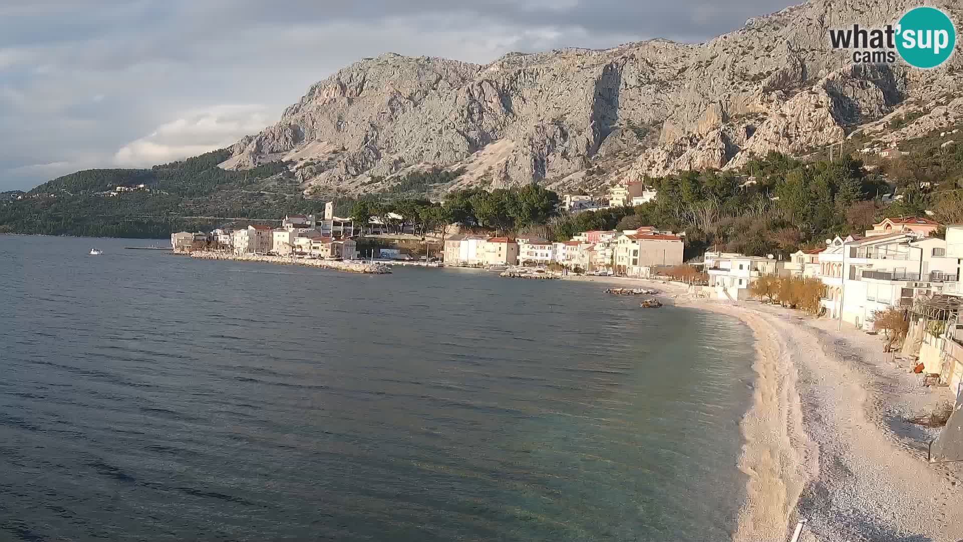 Webcam Drašnice (Podgora)  – Playa