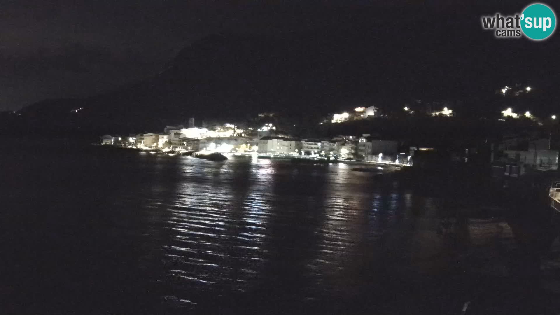 Webcam Drašnice (Podgora)  – Spiaggia