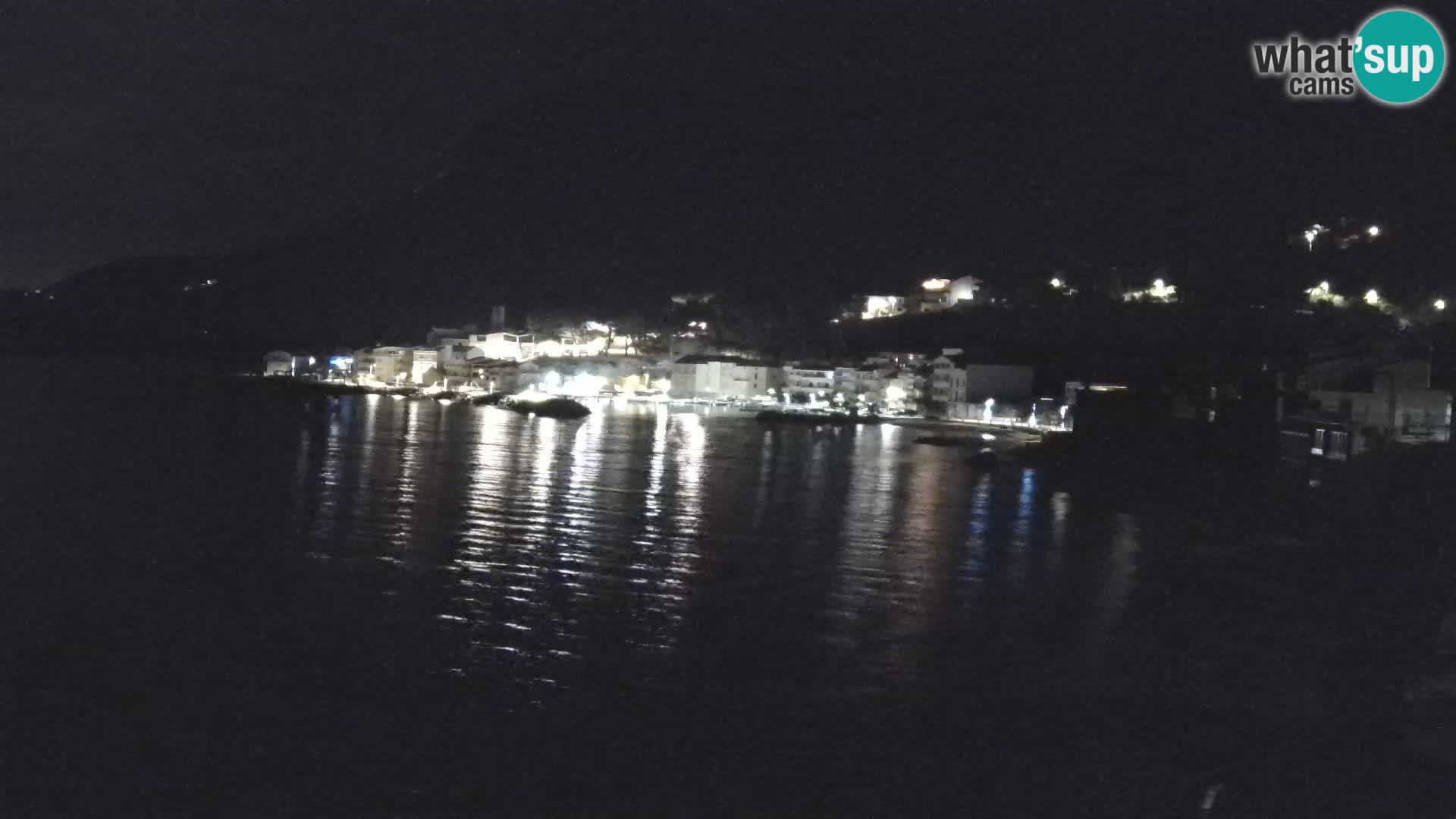 Webcam Drašnice (Podgora)  – Spiaggia