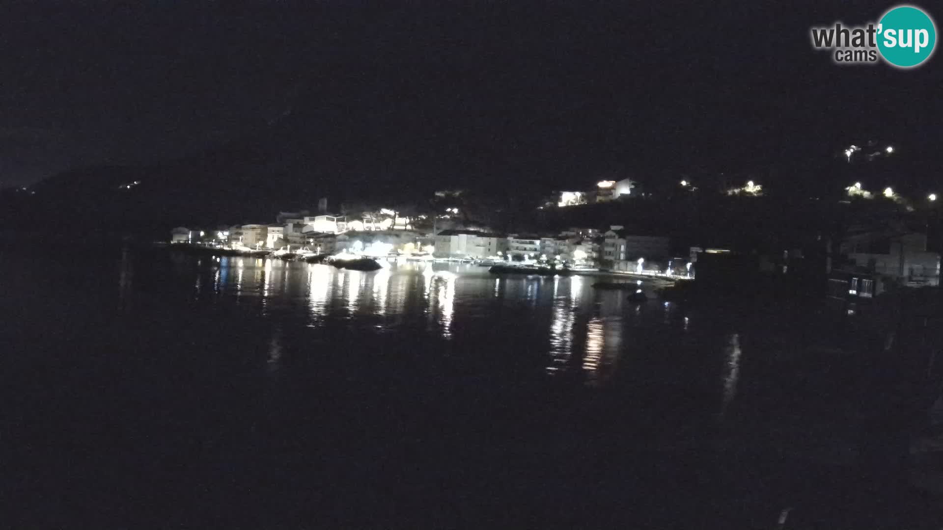 Web Kamera Drašnice (Podgora) – Plaža sa Apartmana Ober