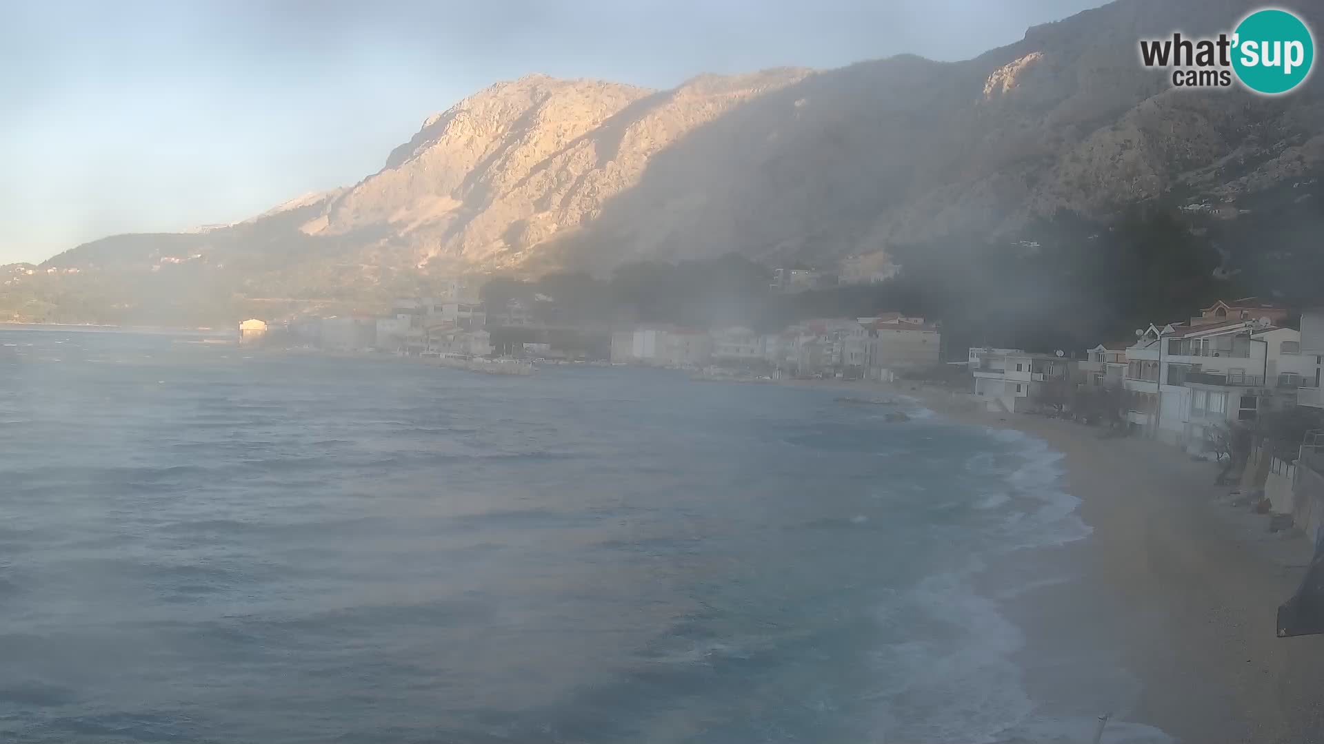 Webcam Drašnice (Podgora)  – Spiaggia