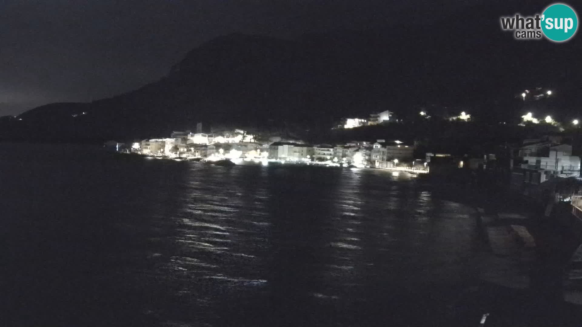 Webcam Drašnice (Podgora)  – Spiaggia