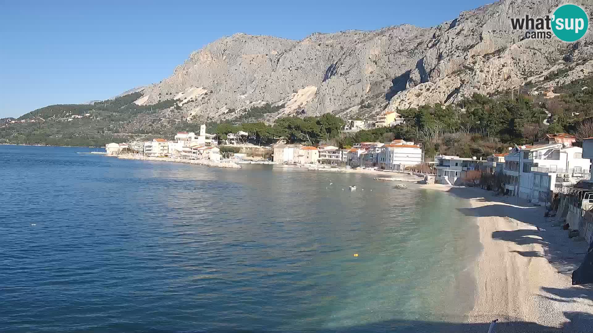 Webcam Drašnice (Podgora)  – Plage