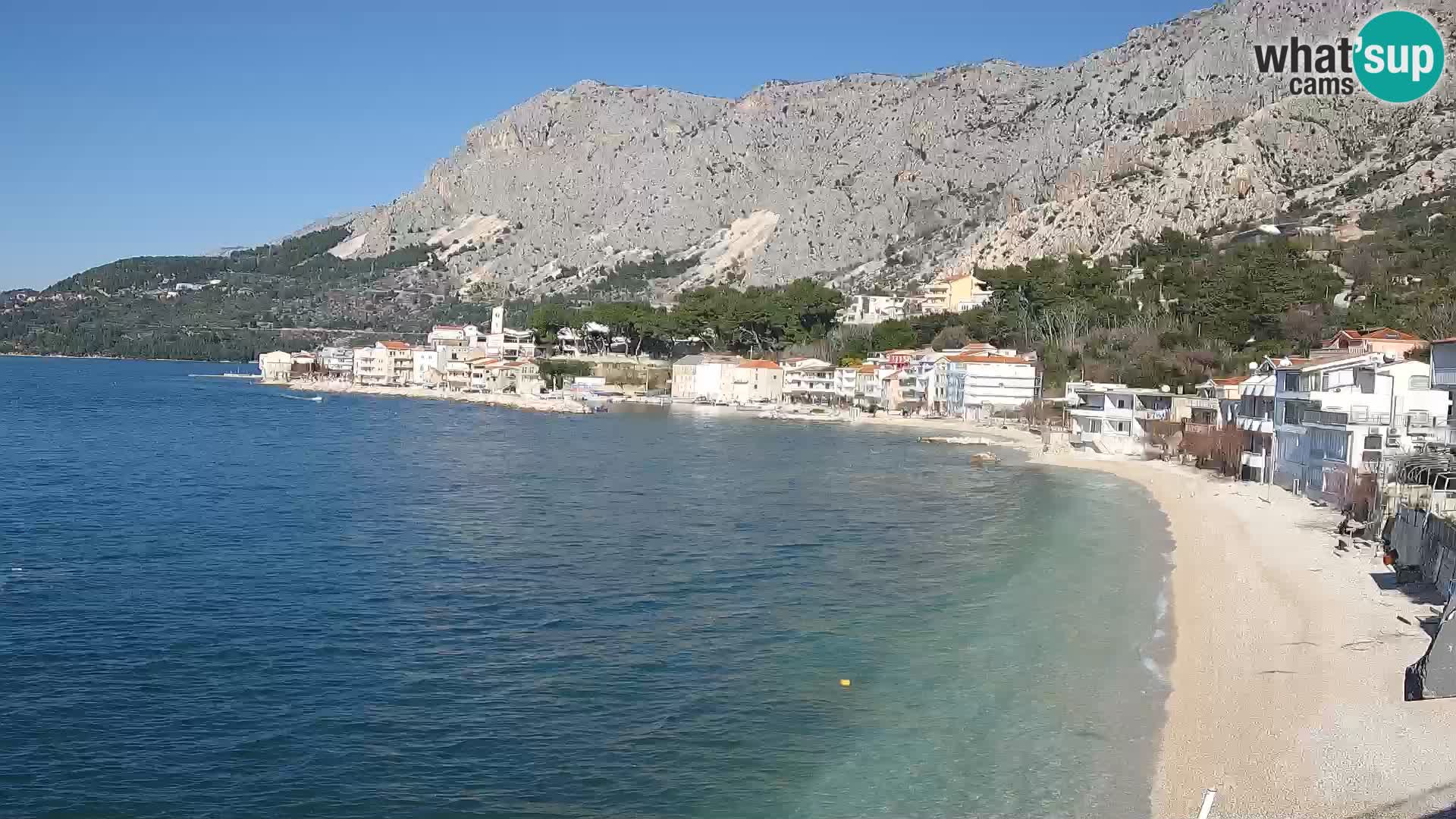 Webcam Drašnice (Podgora)  – Plage