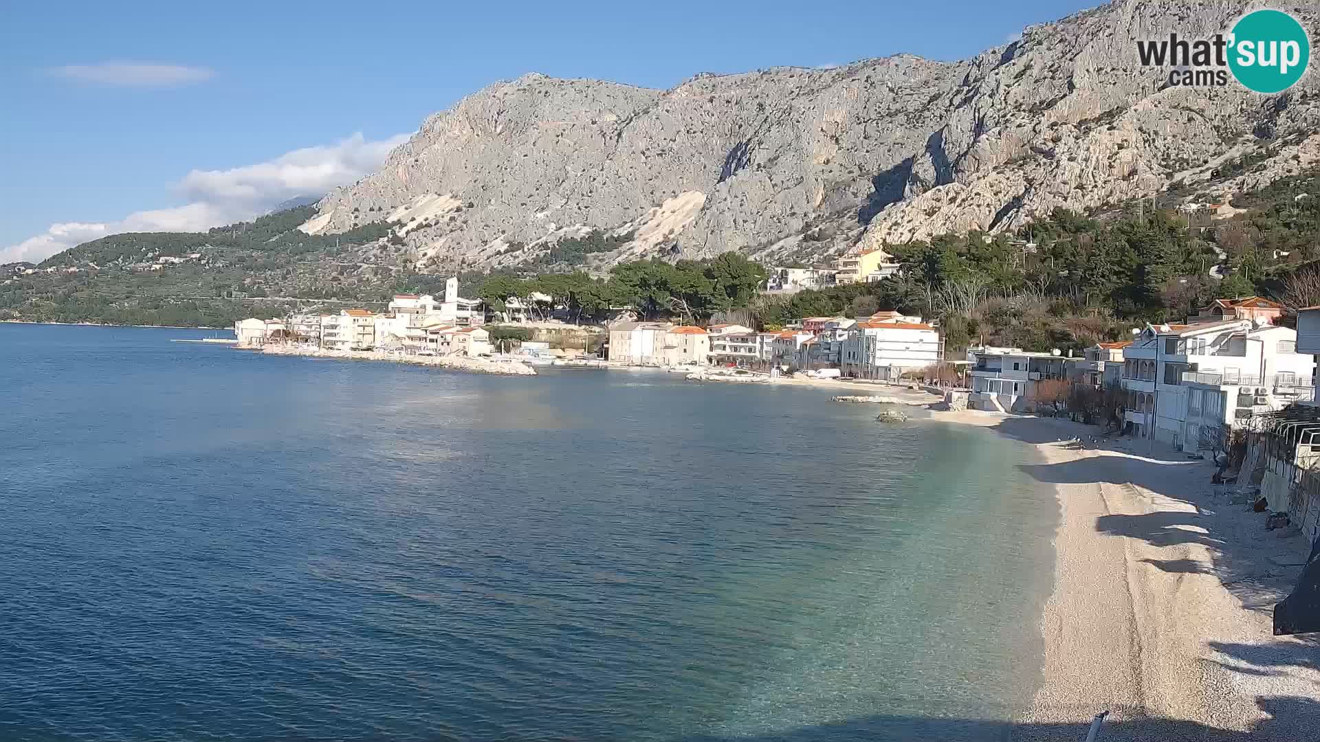 Webcam Drašnice (Podgora)  – Playa