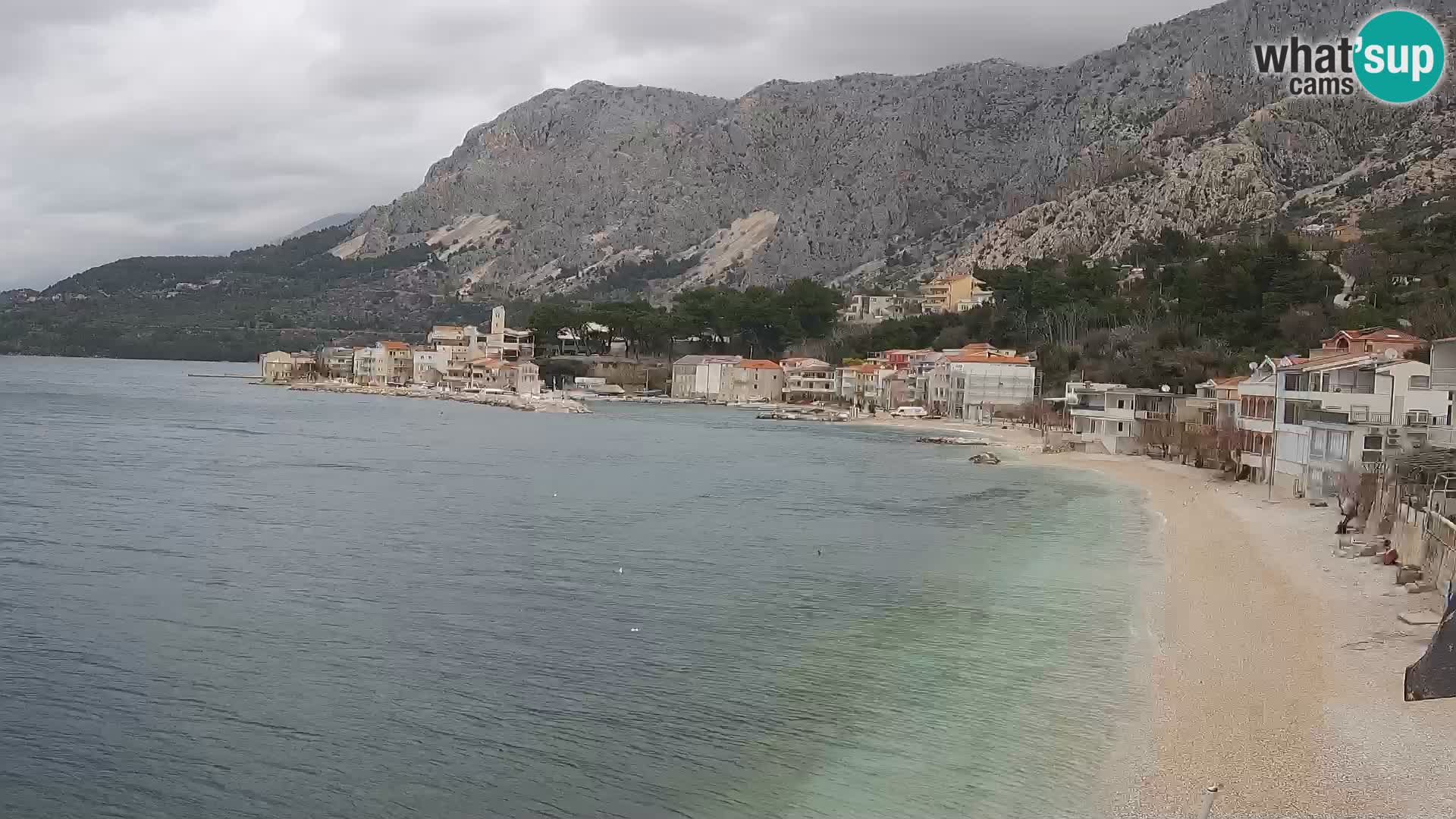 Webcam Drašnice (Podgora)  – Playa