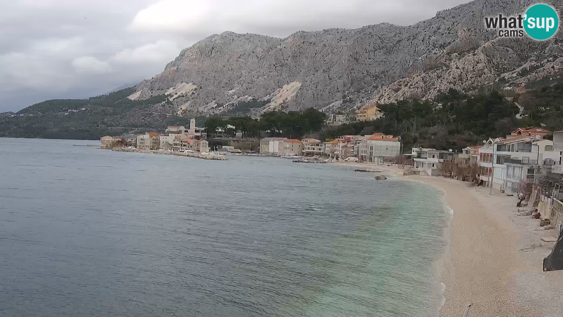 Webcam Drašnice (Podgora)  – Strand