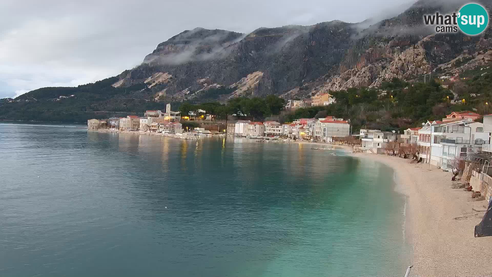 Kamera v živo Drašnice (Podgora) – Plaža