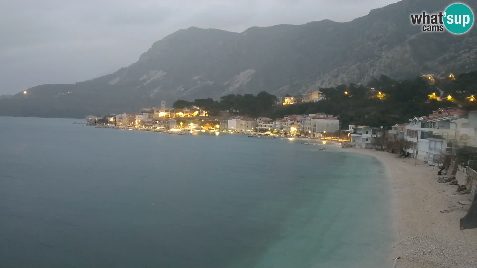 Webcam Drašnice (Podgora)  – Plage