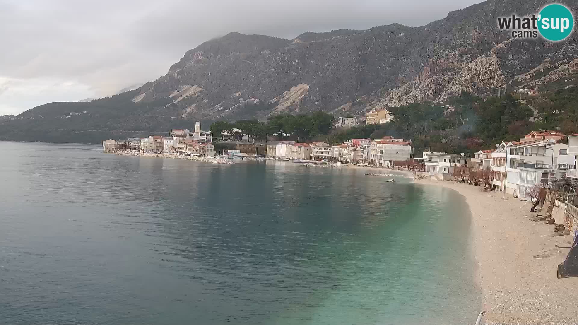 Webcam Drašnice (Podgora)  – Strand