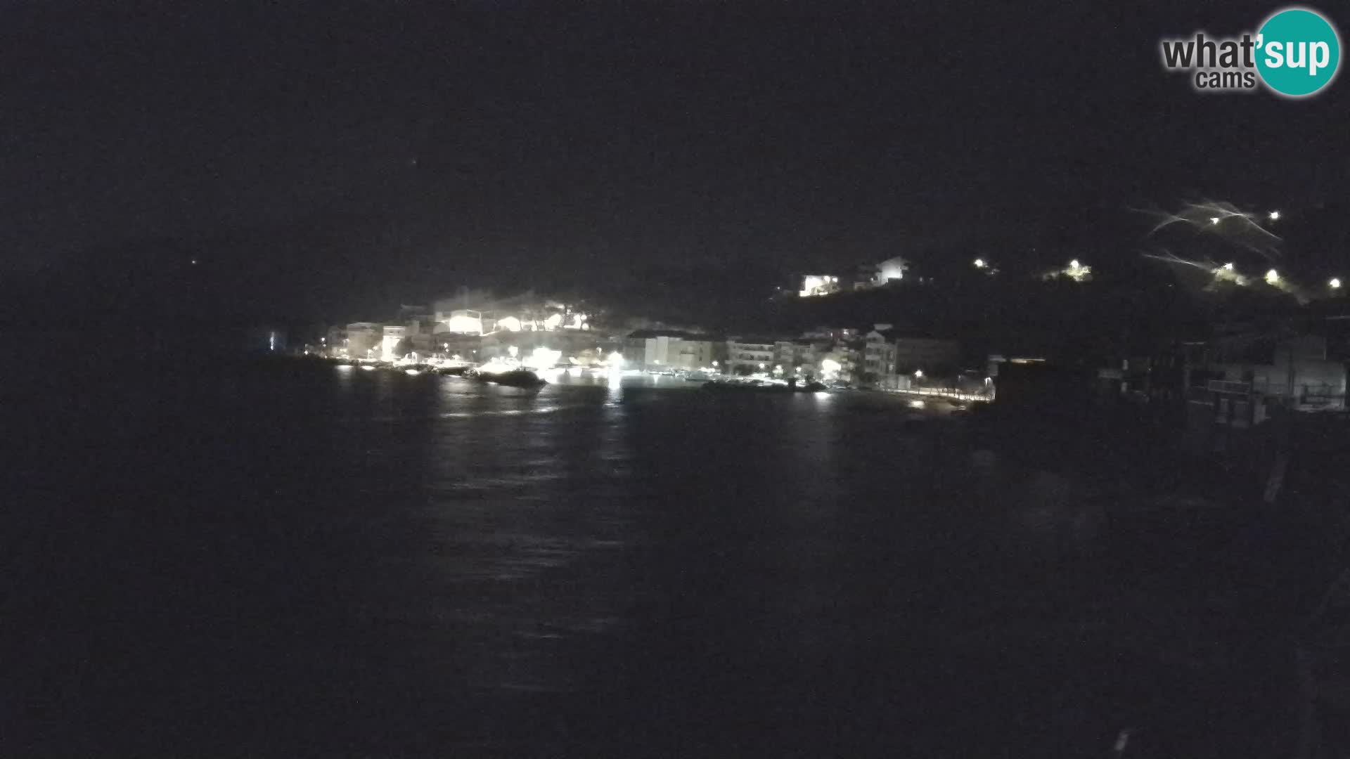 Web Kamera Drašnice (Podgora) – Plaža sa Apartmana Ober