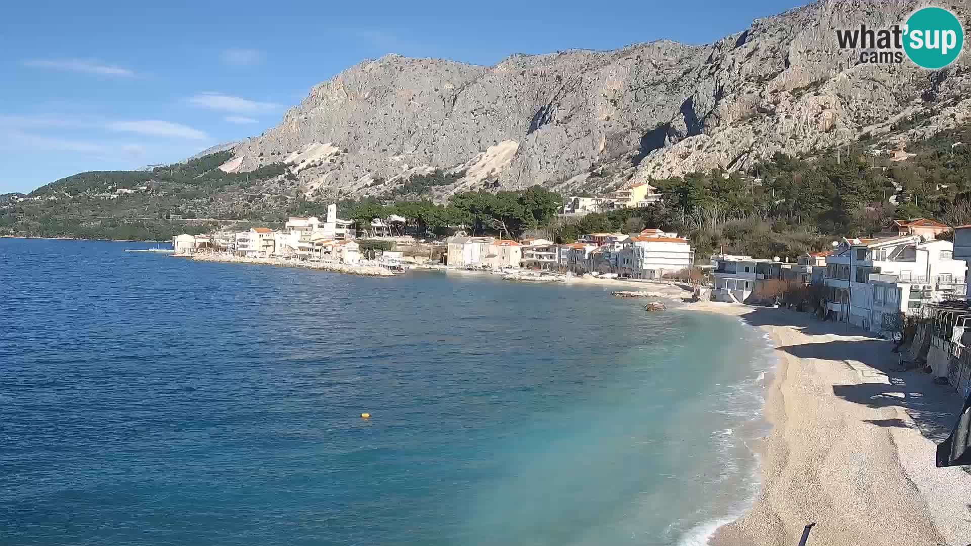 Kamera v živo Drašnice (Podgora) – Plaža