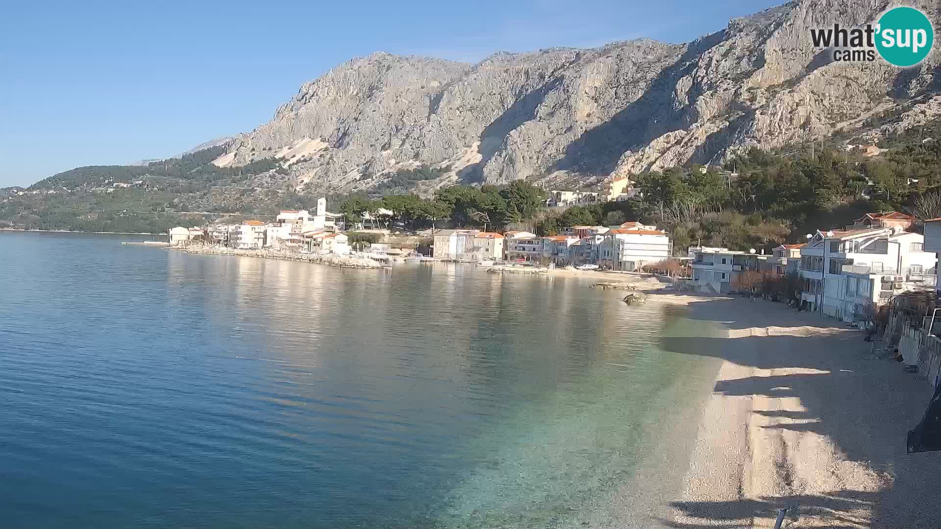 Webcam Drašnice (Podgora)  – Strand
