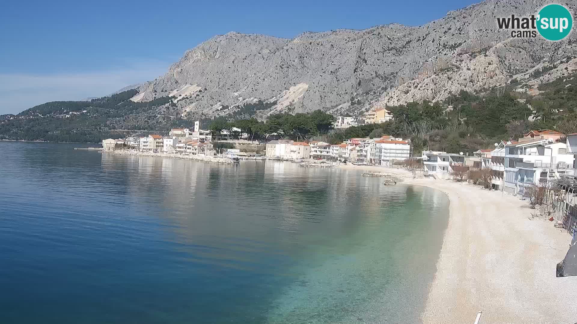 Kamera v živo Drašnice (Podgora) – Plaža