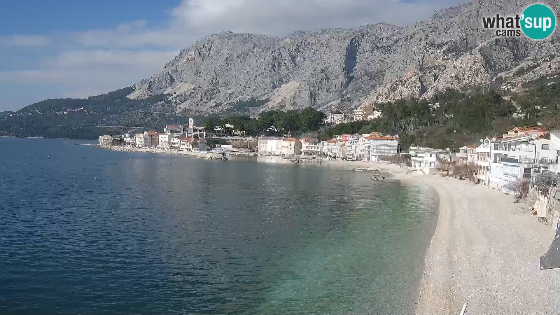 Webcam Drašnice (Podgora)  – Strand