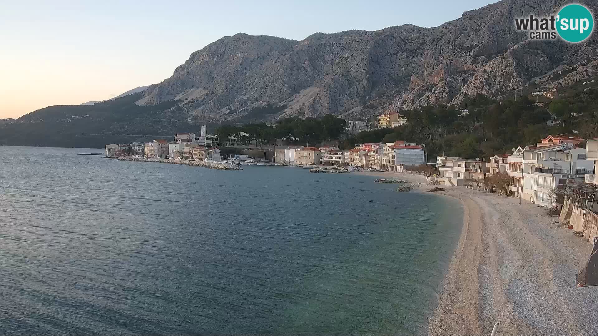 Webcam Drašnice (Podgora)  – Plage