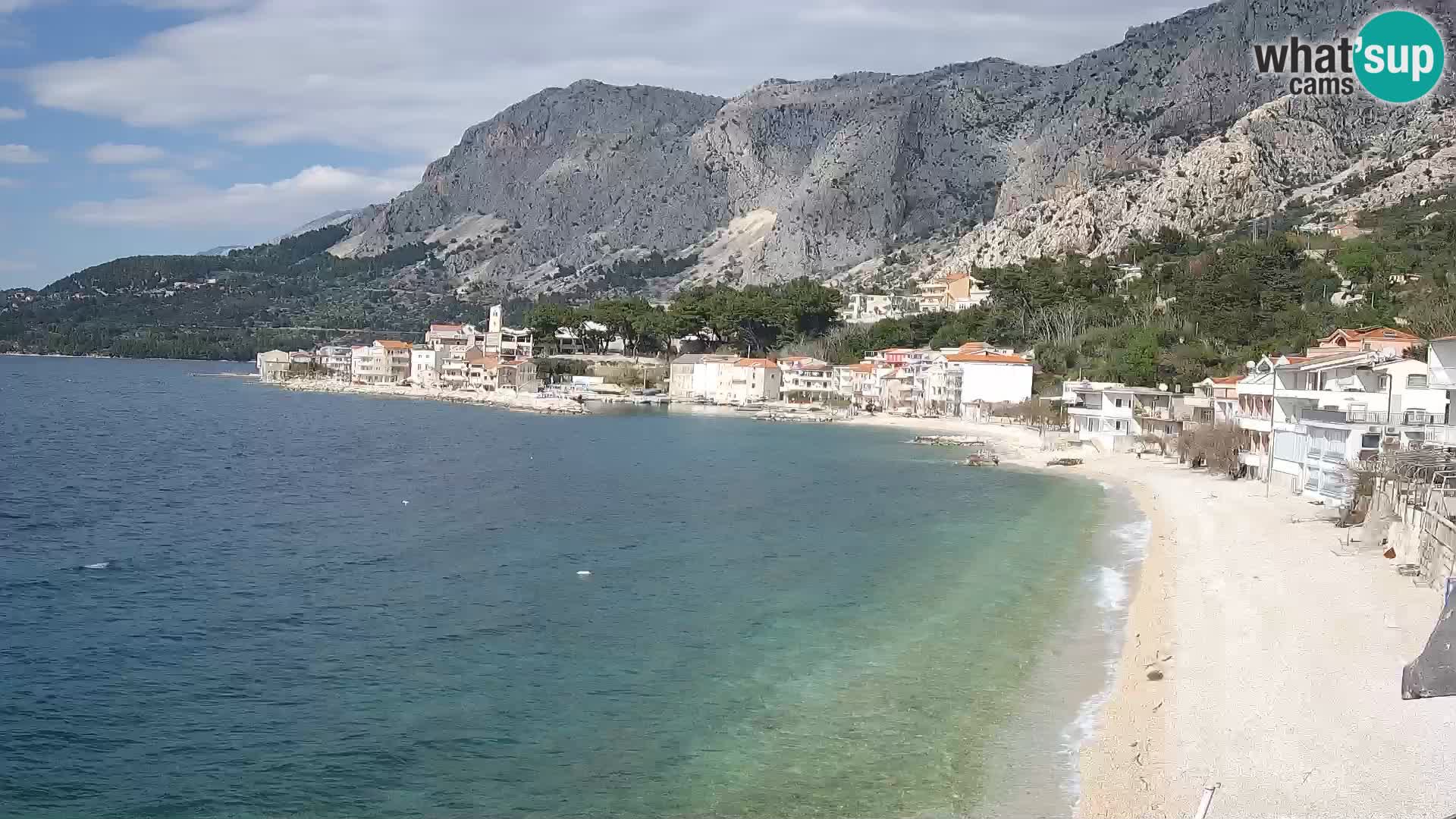 Webcam Drašnice (Podgora)  – Strand