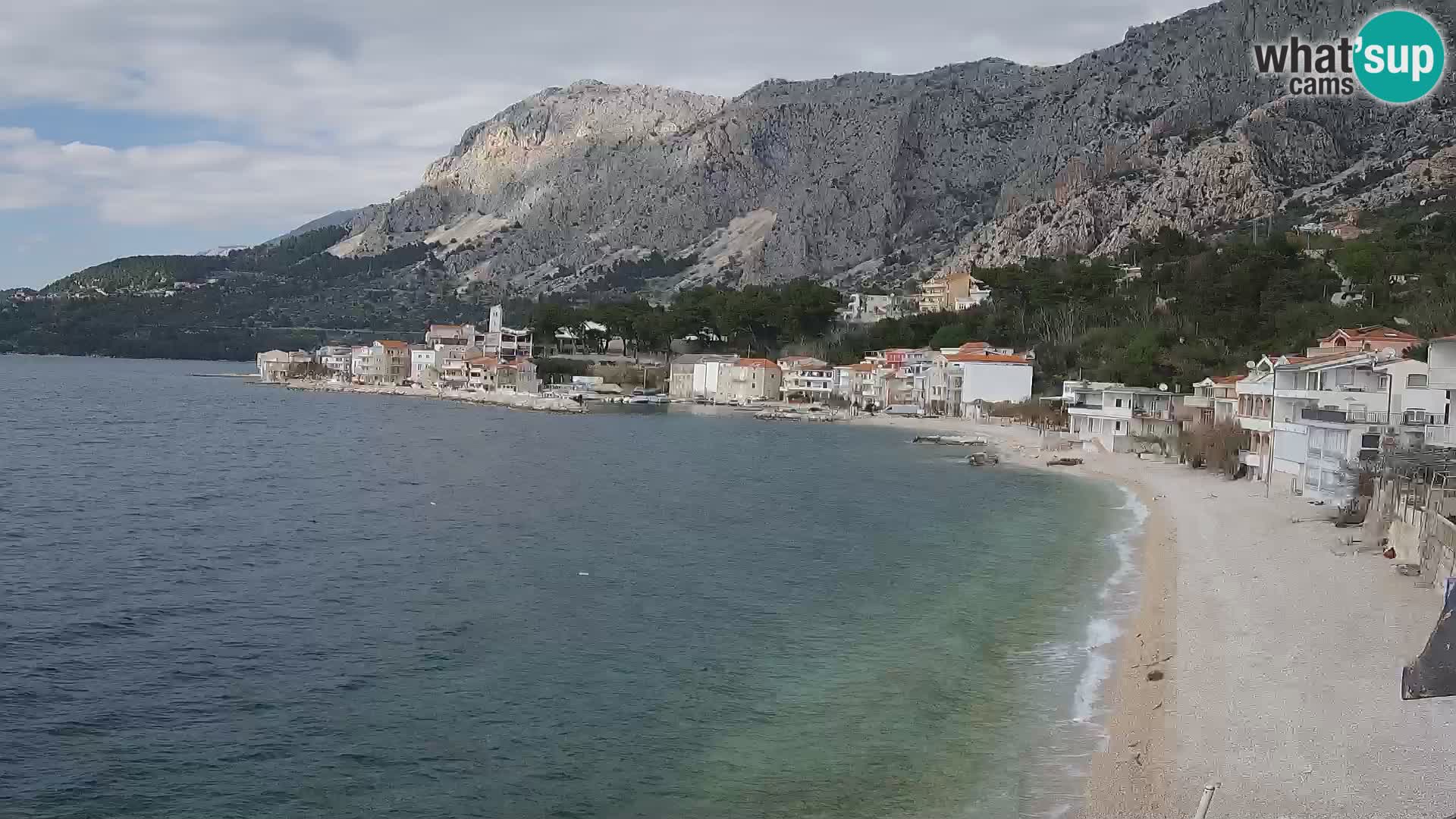Webcam Drašnice (Podgora)  – Playa