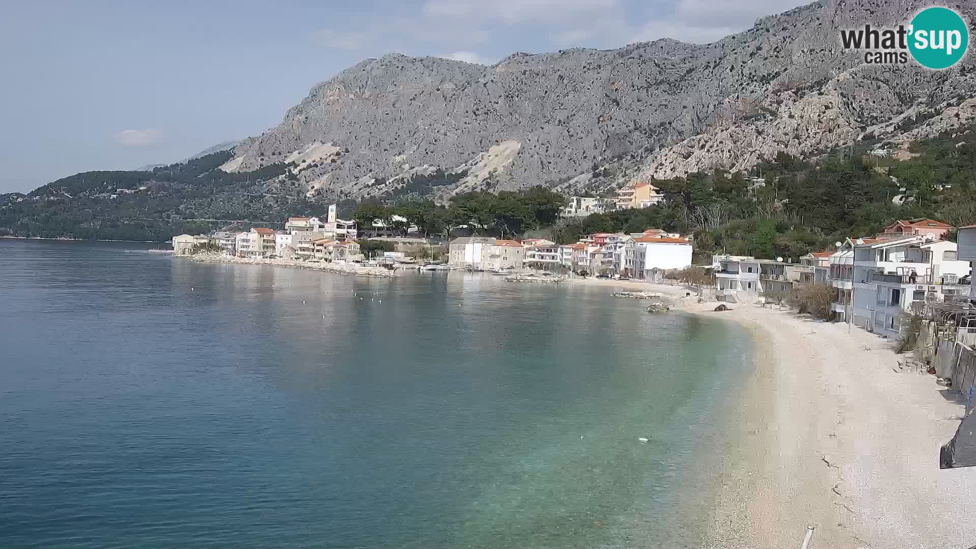 Webcam Drašnice (Podgora)  – Strand