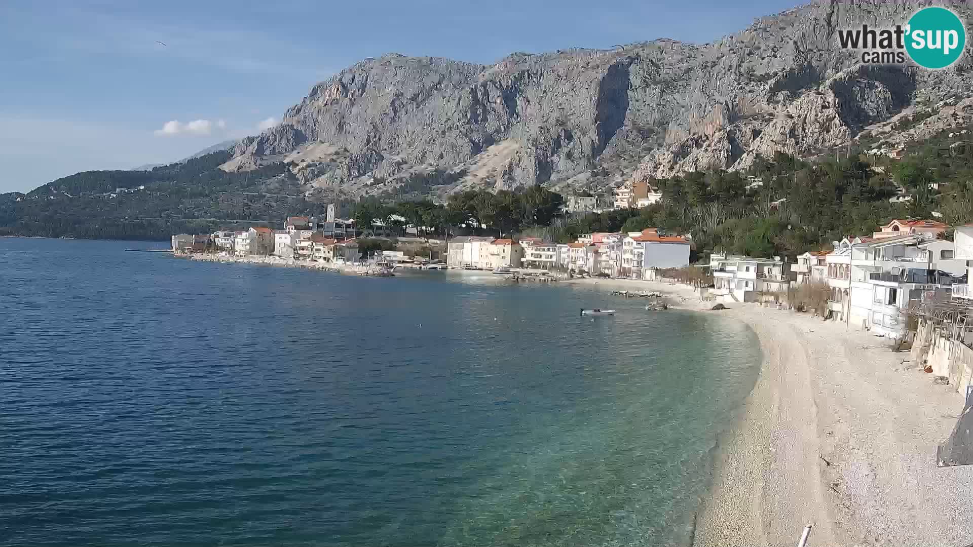 Webcam Drašnice (Podgora)  – Playa