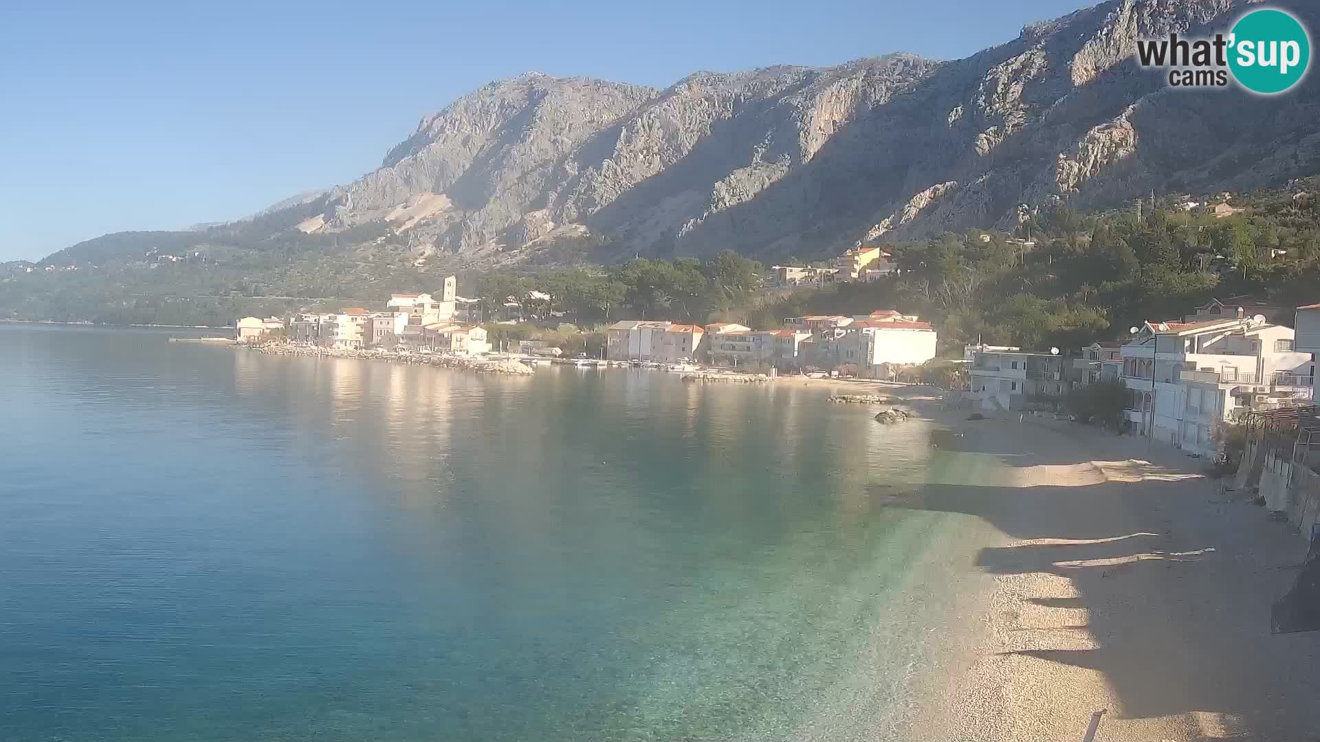 Webcam Drašnice (Podgora)  – Plage