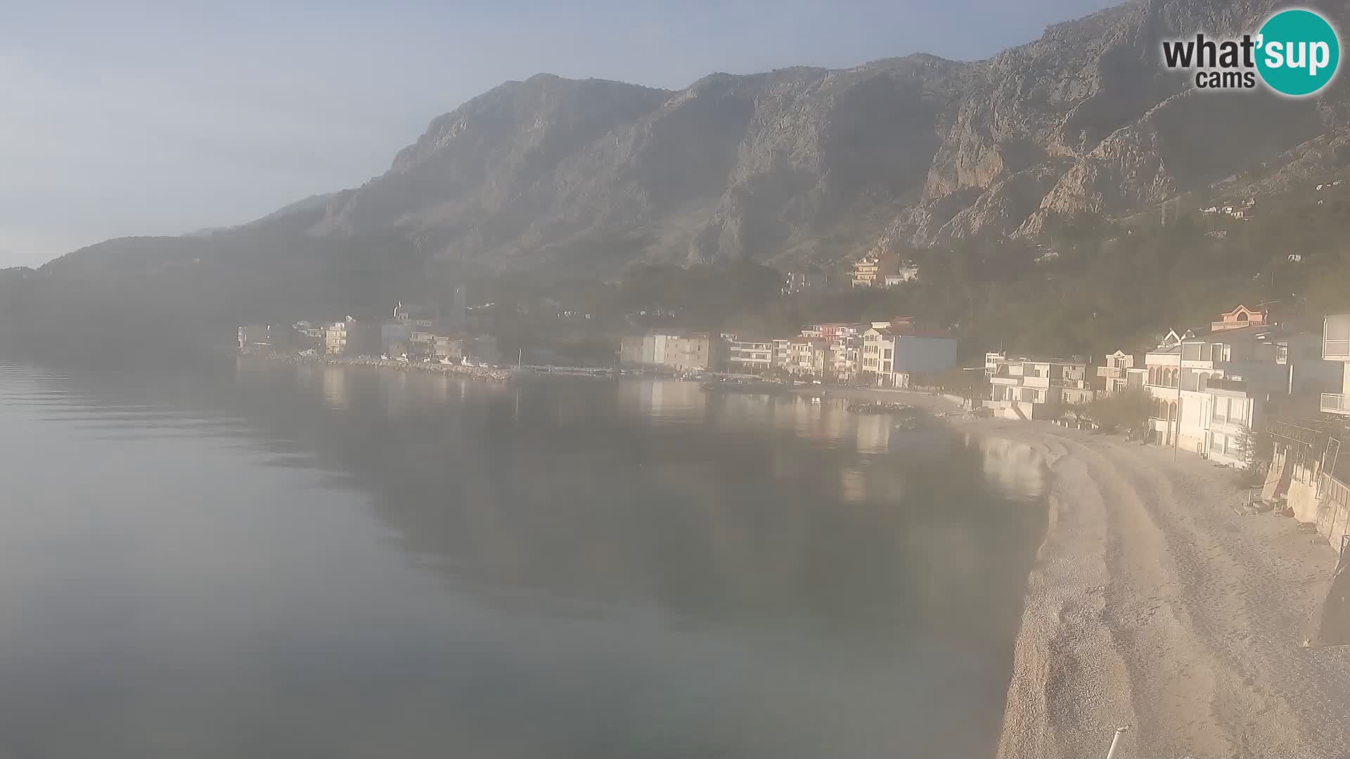 Webcam Drašnice (Podgora)  – Spiaggia