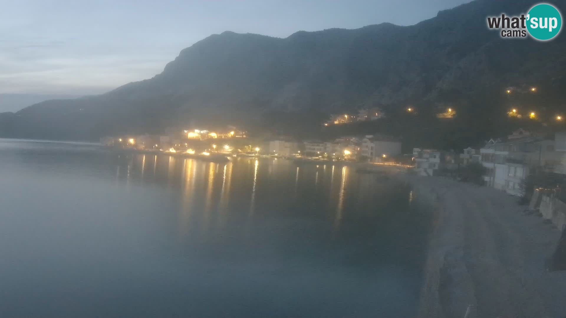 Webcam Drašnice (Podgora)  – Spiaggia