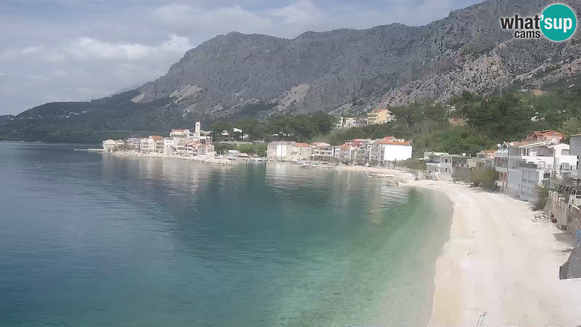 Webcam Drašnice (Podgora)  – Beach – Ober apartments