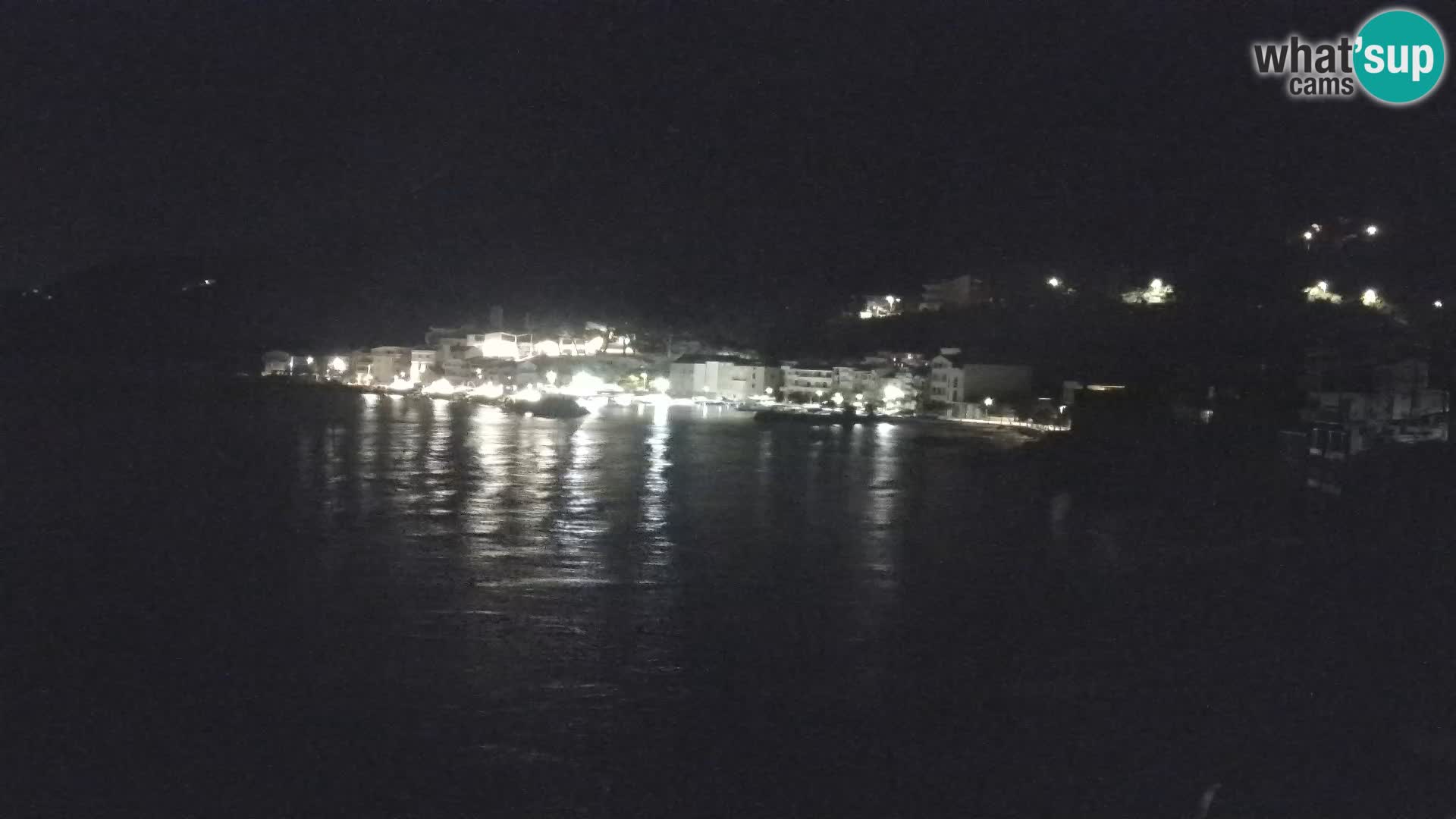 Web Kamera Drašnice (Podgora) – Plaža sa Apartmana Ober