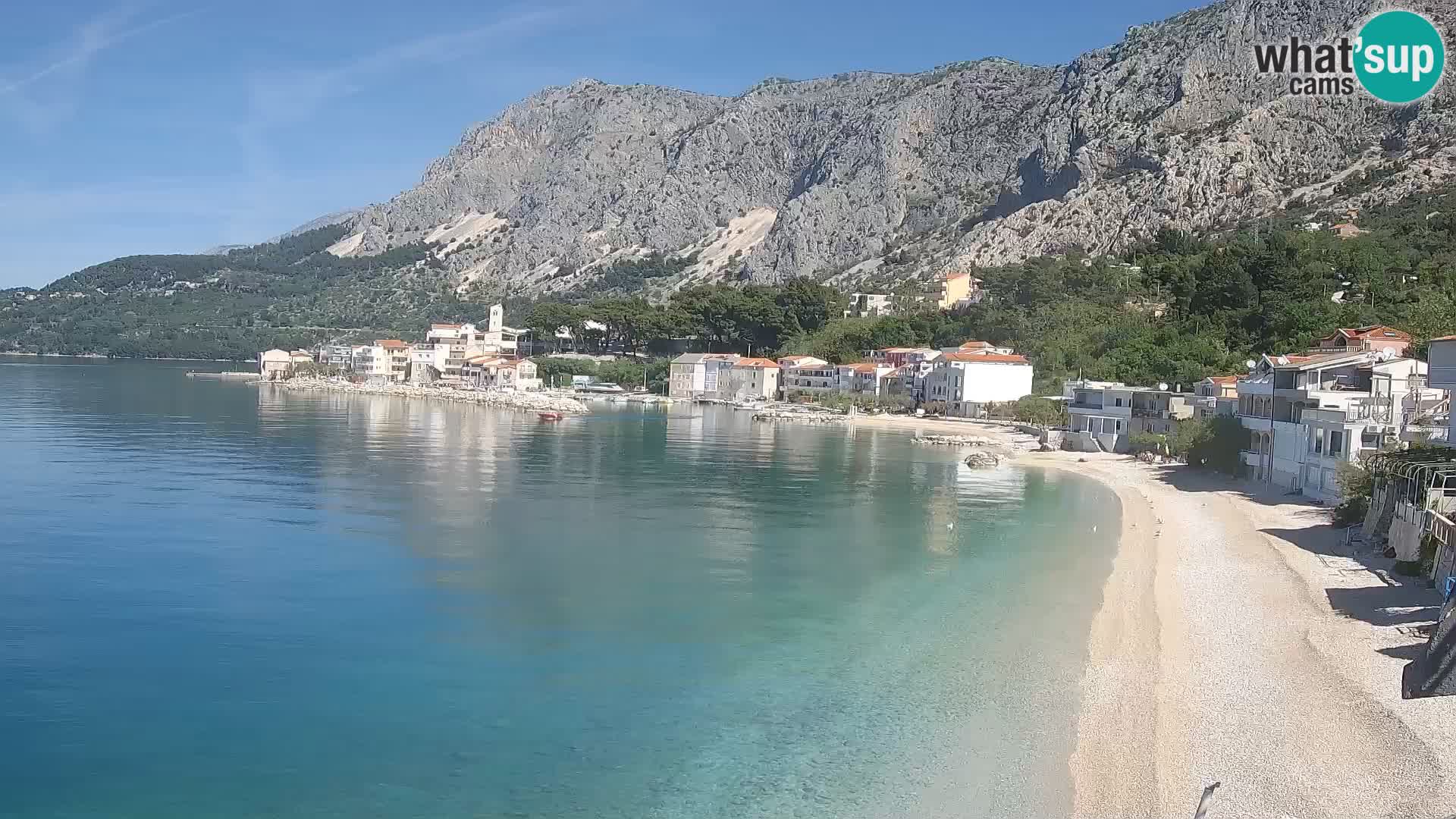 Webcam Drašnice (Podgora)  – Plage