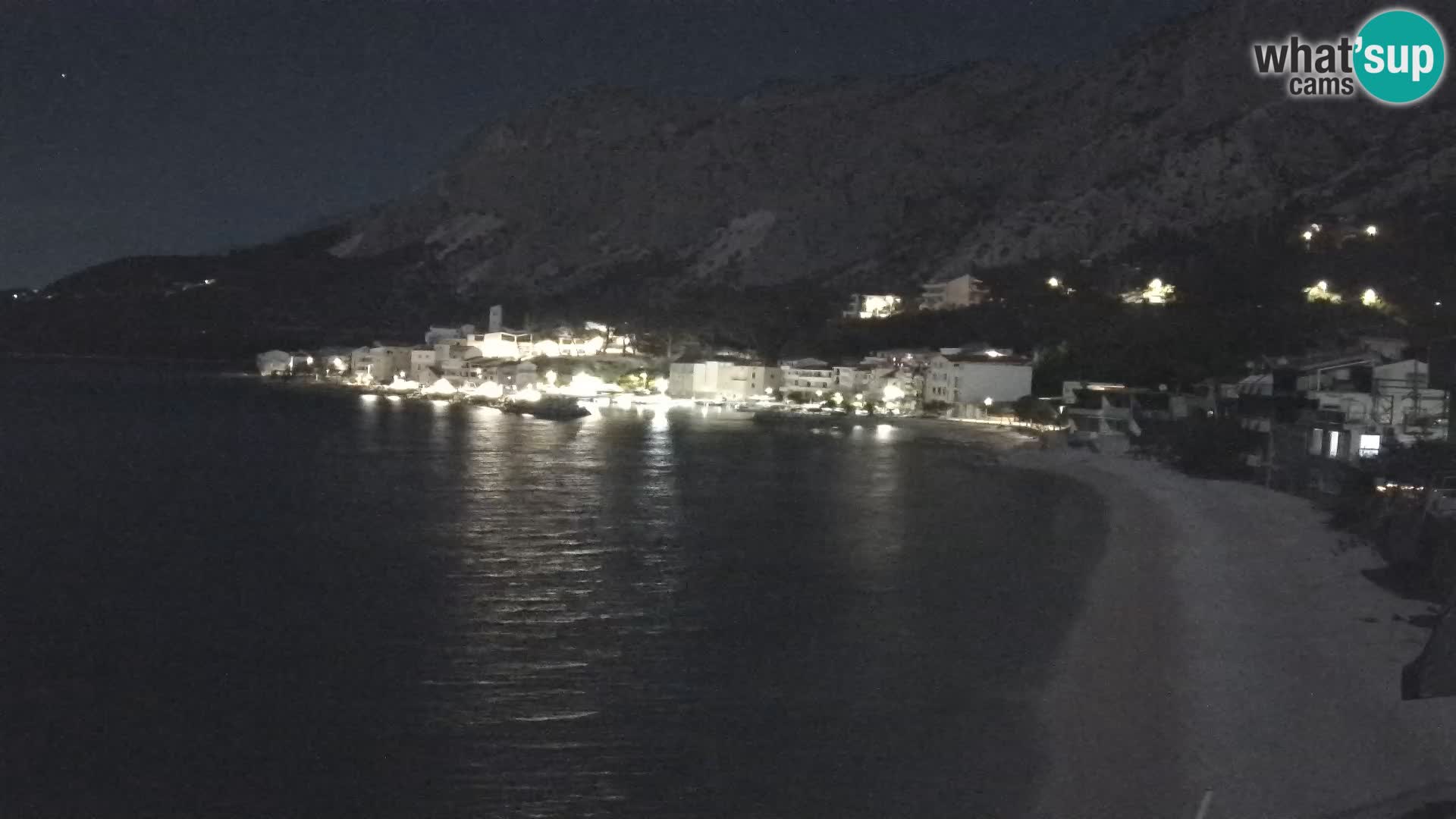 Webcam Drašnice (Podgora)  – Spiaggia