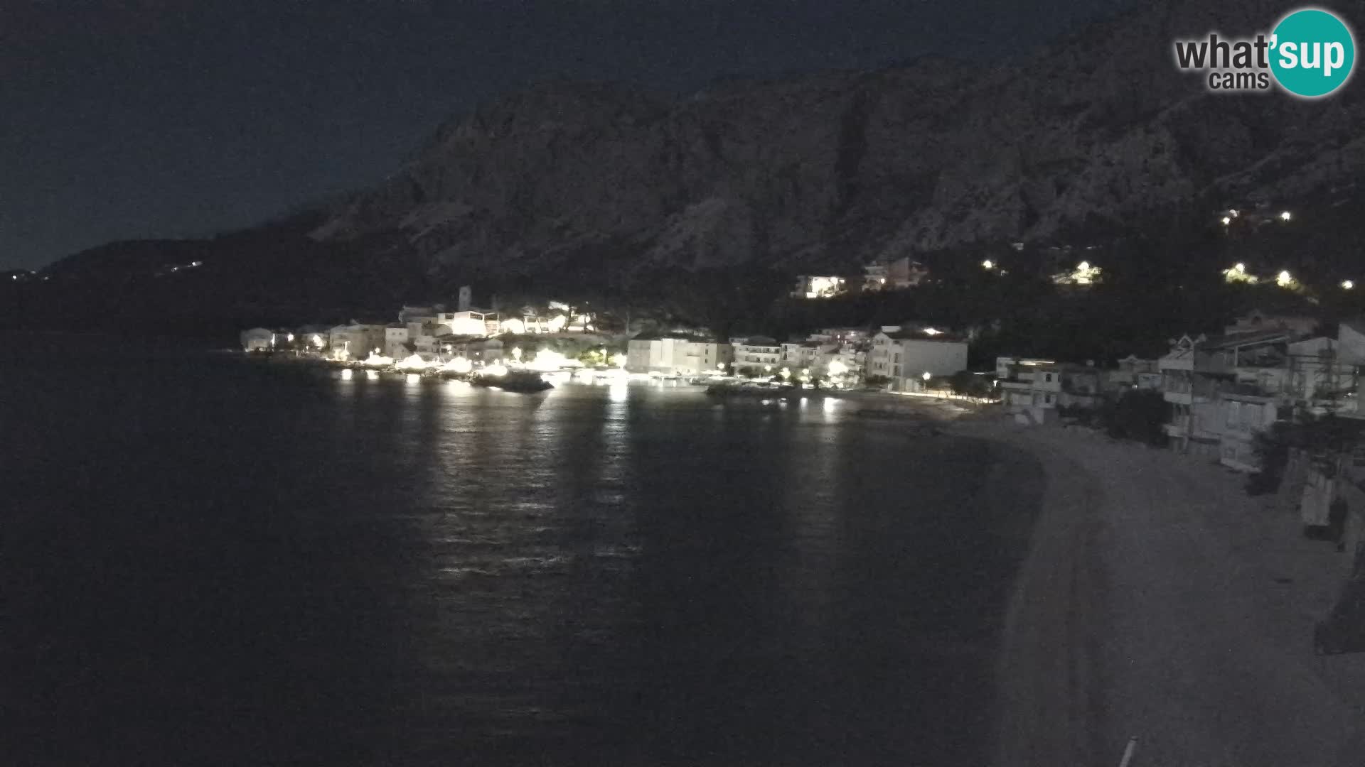 Webcam Drašnice (Podgora)  – Plage
