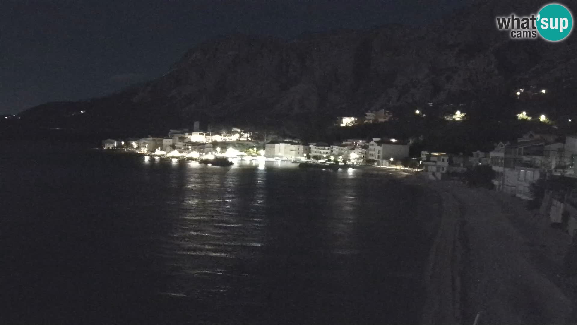 Webcam Drašnice (Podgora)  – Plage