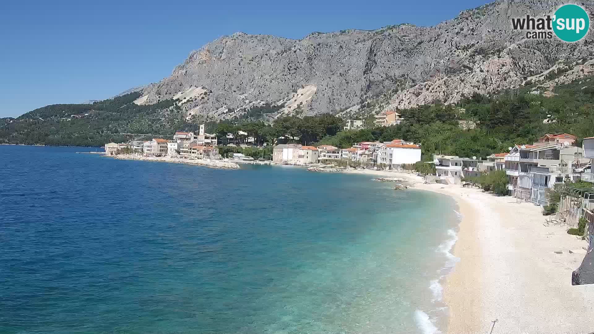 Webcam Drašnice (Podgora)  – Strand