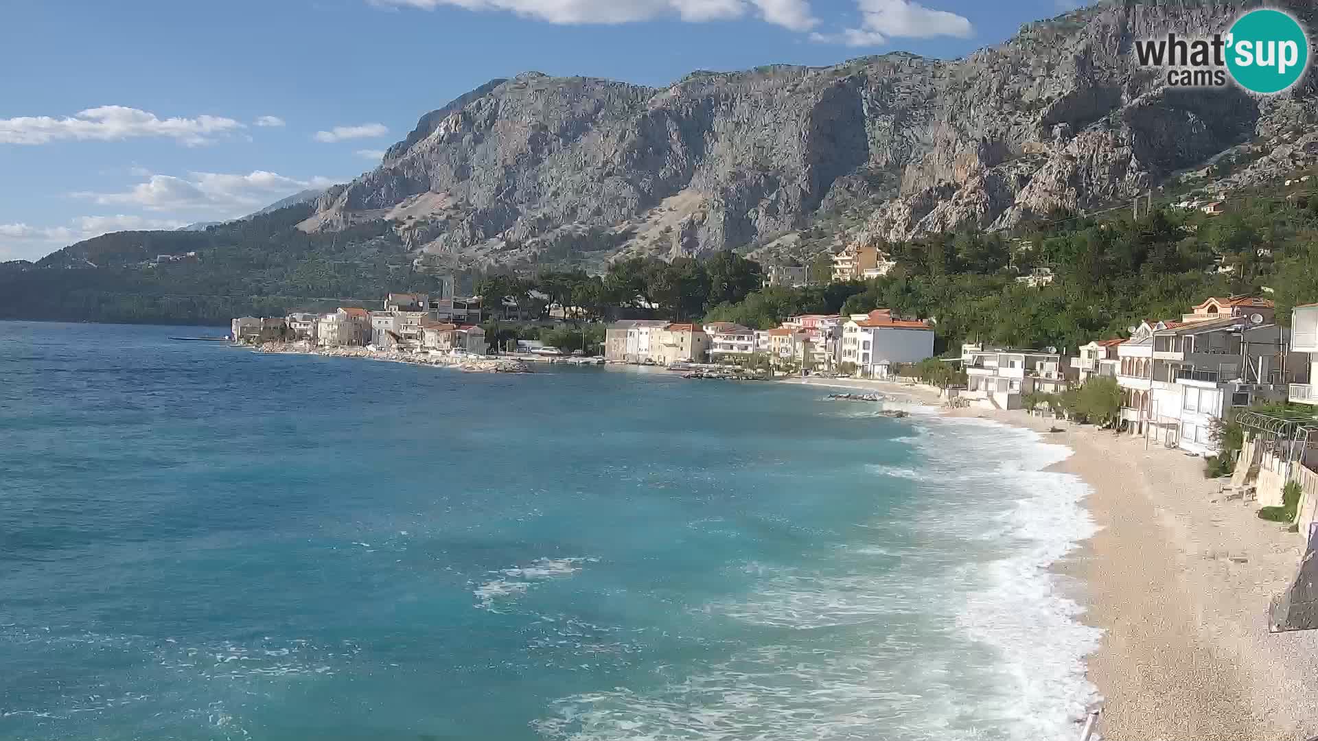 Webcam Drašnice (Podgora)  – Beach – Ober apartments