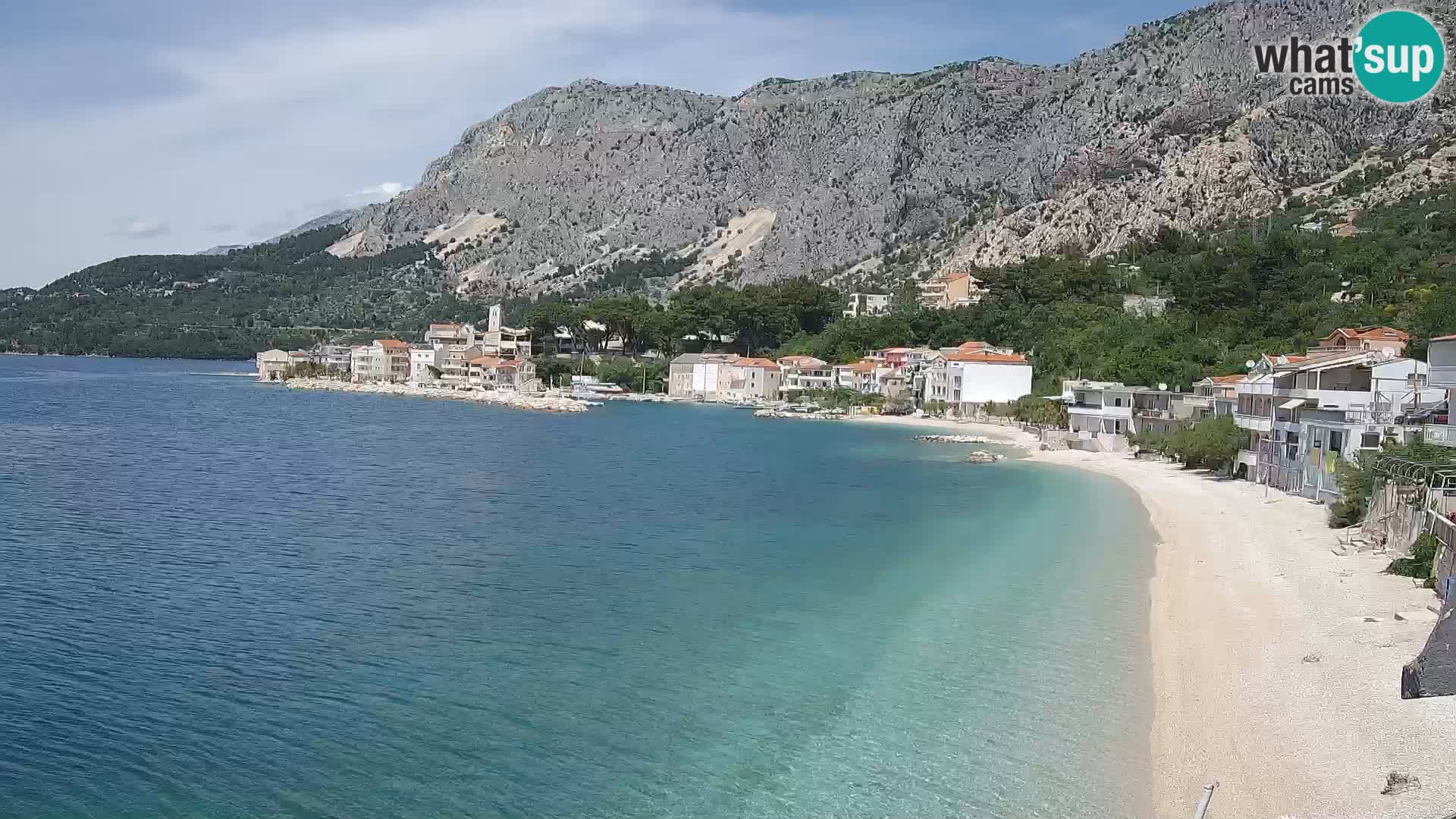 Webcam Drašnice (Podgora)  – Playa
