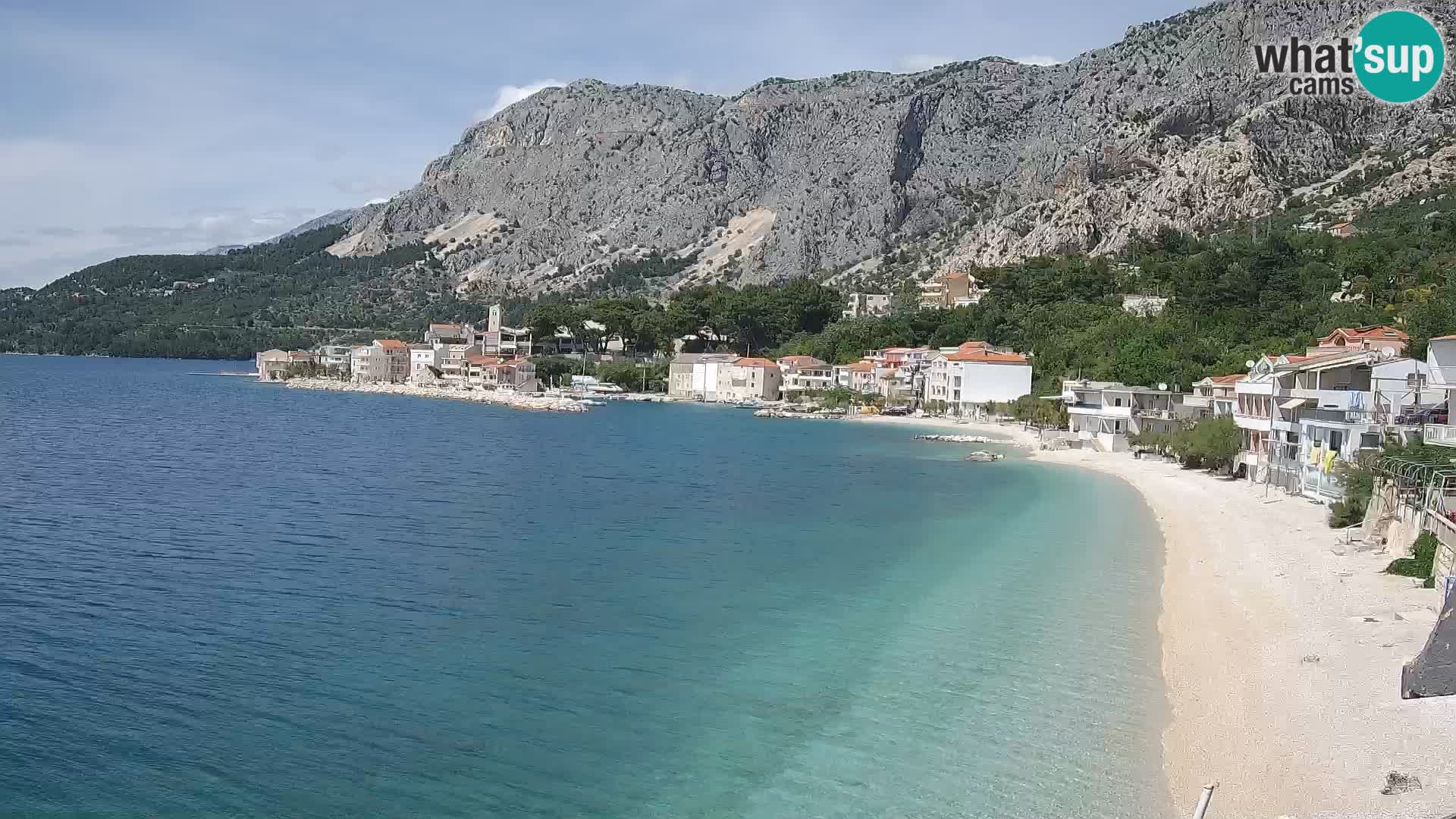 Webcam Drašnice (Podgora)  – Beach – Ober apartments