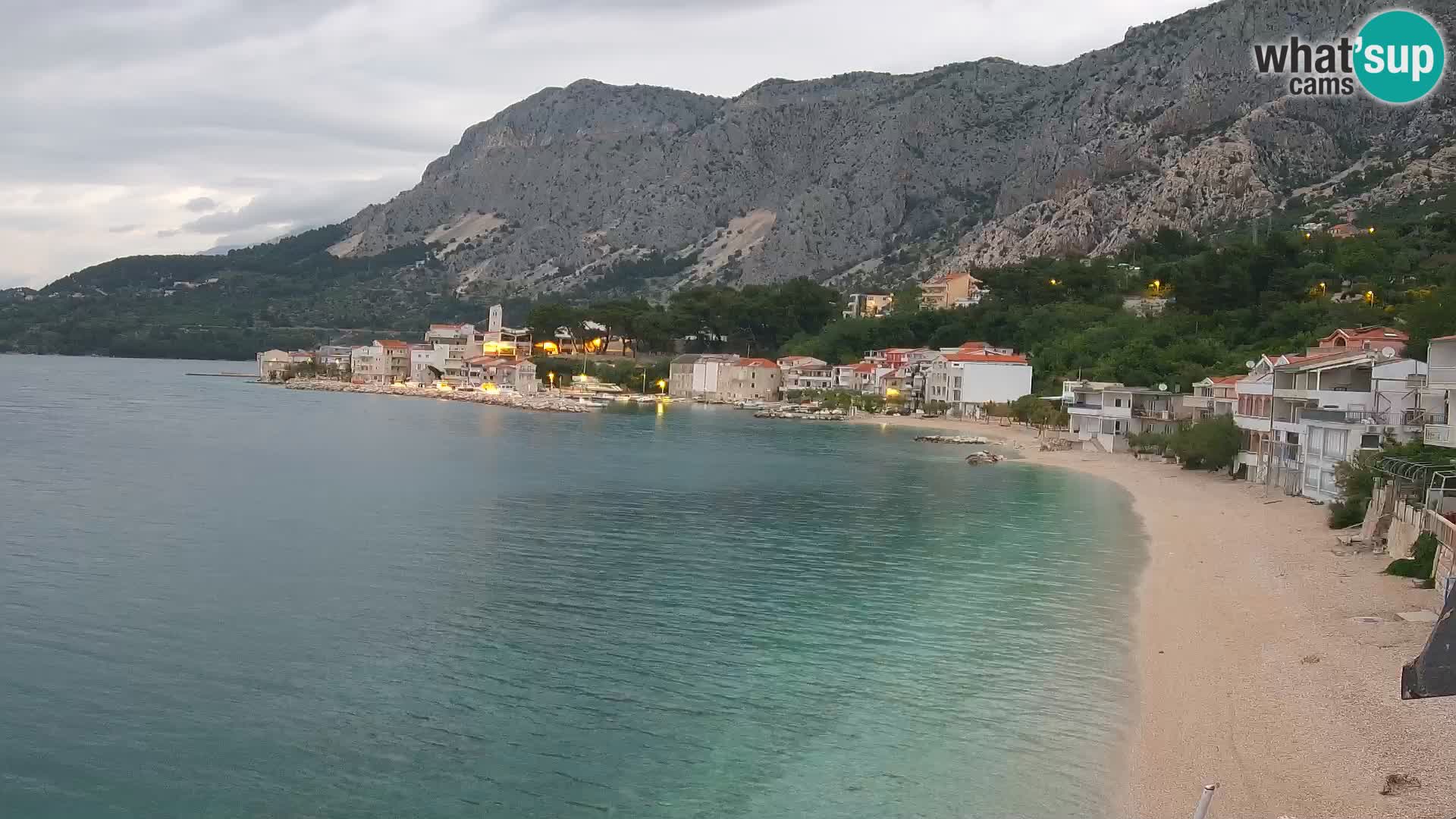 Web Kamera Drašnice (Podgora) – Plaža sa Apartmana Ober