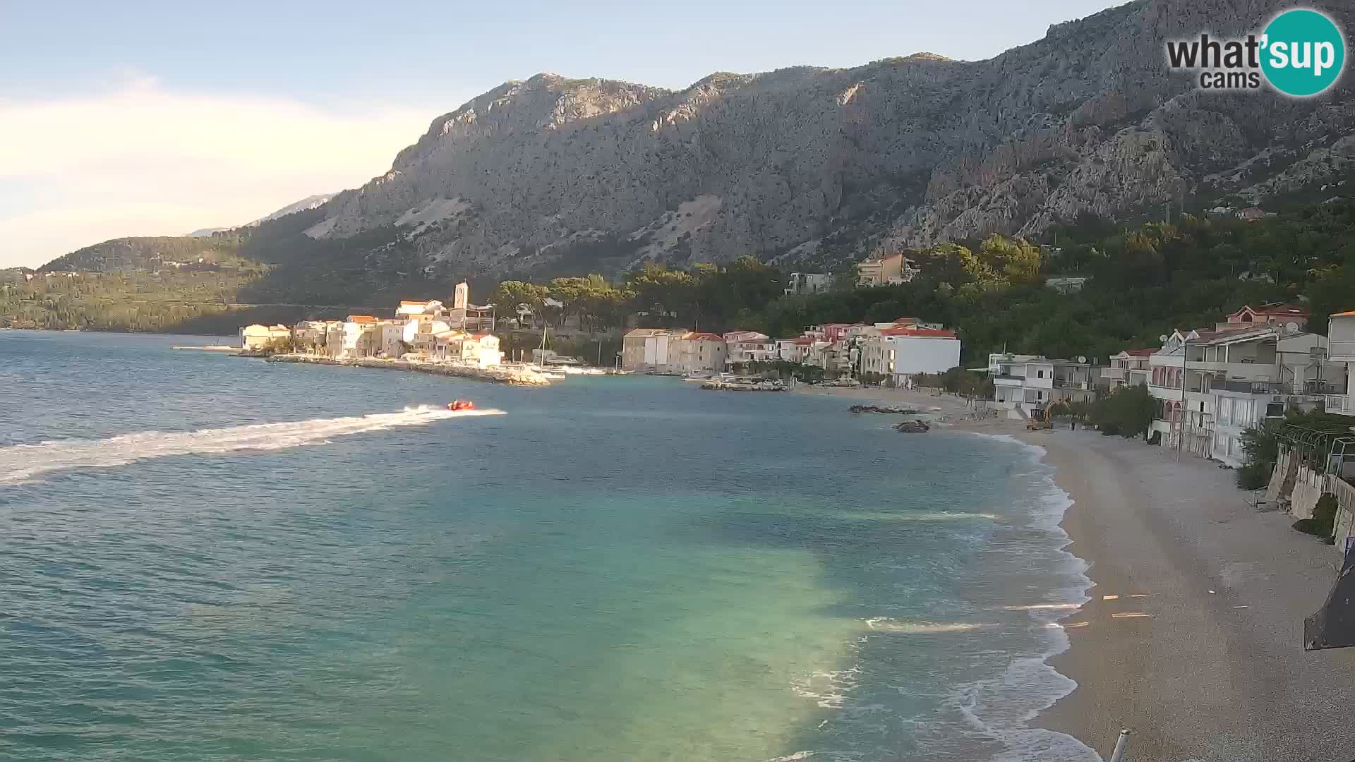 Webcam Drašnice (Podgora)  – Plage