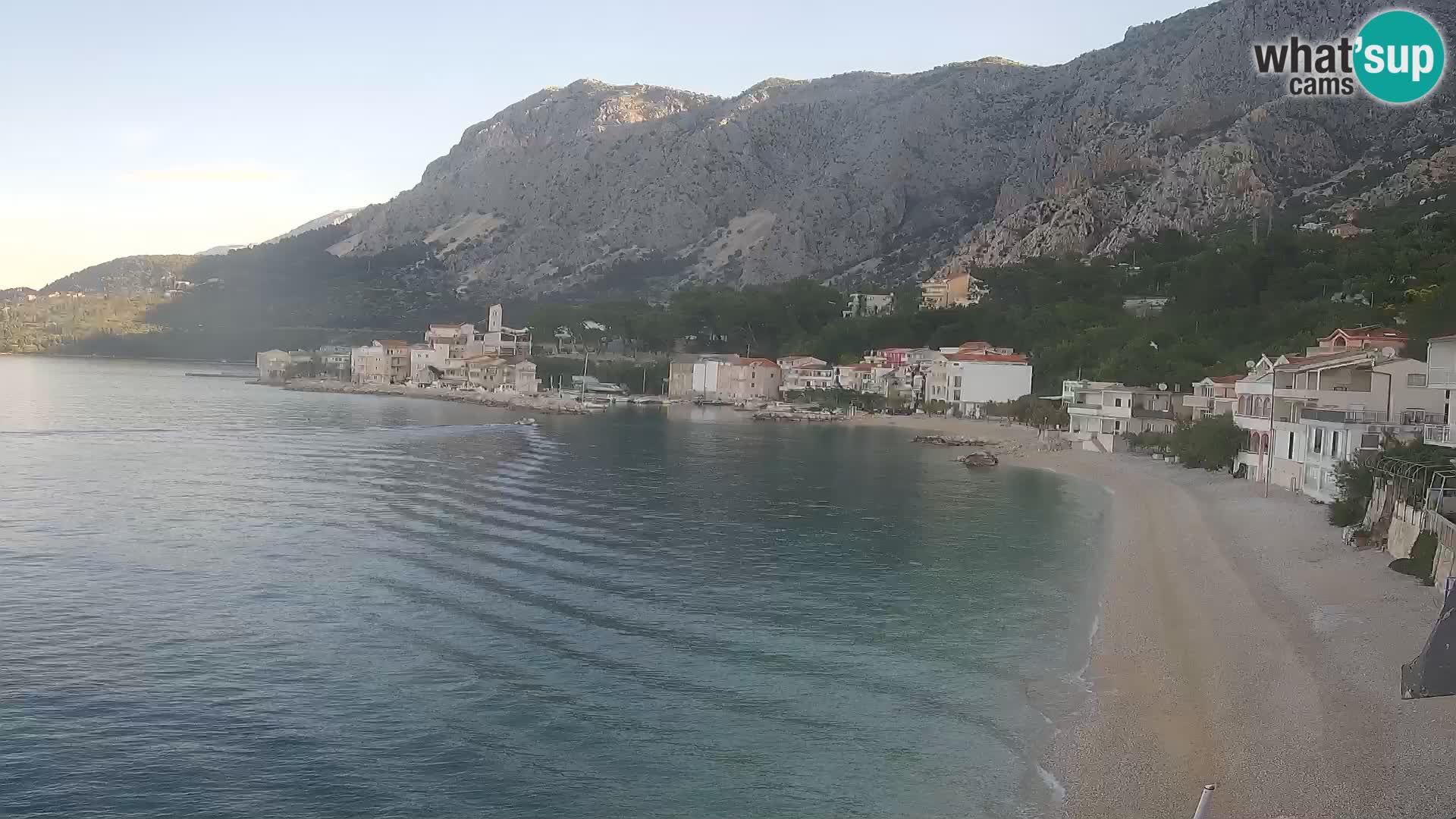 Webcam Drašnice (Podgora)  – Plage