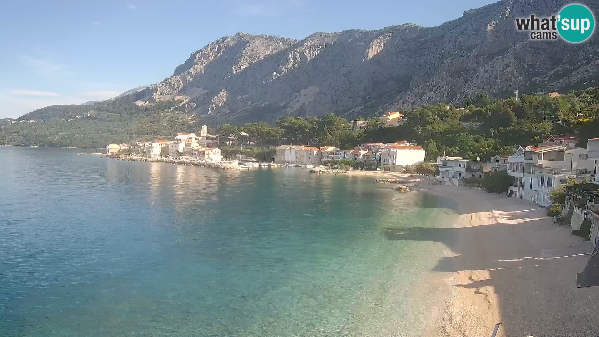 Webcam Drašnice (Podgora)  – Plage