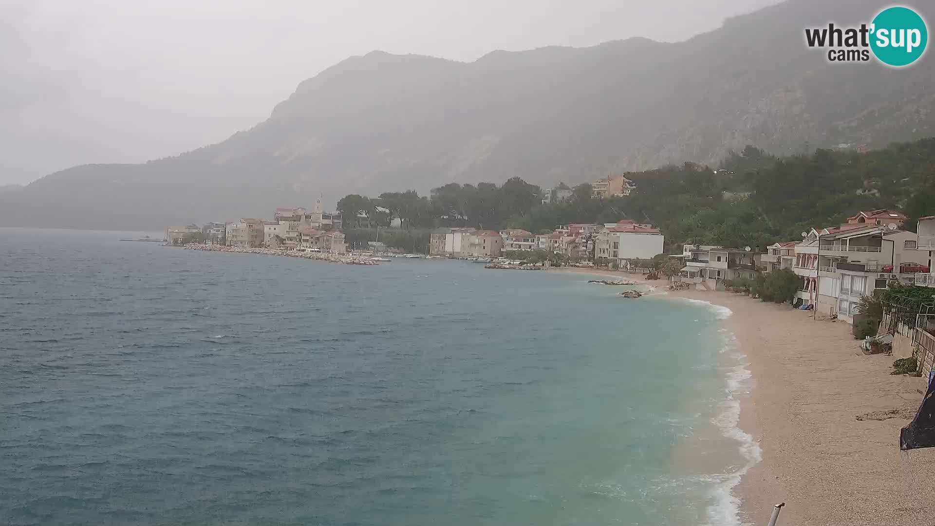 Webcam Drašnice (Podgora)  – Playa